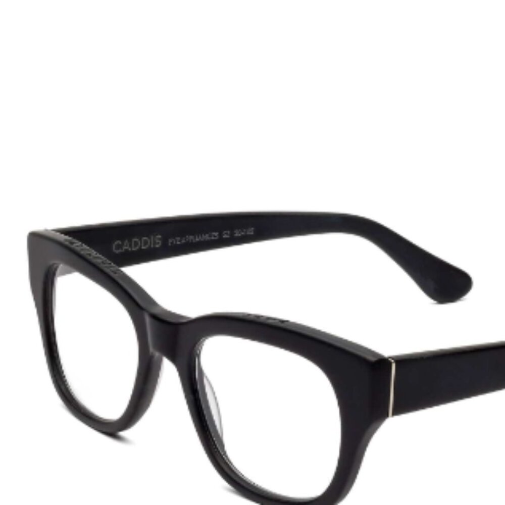 Caddis Eyewear Miklos Reading Glasses 1.00 Matte Black Single Vision Clear NEW